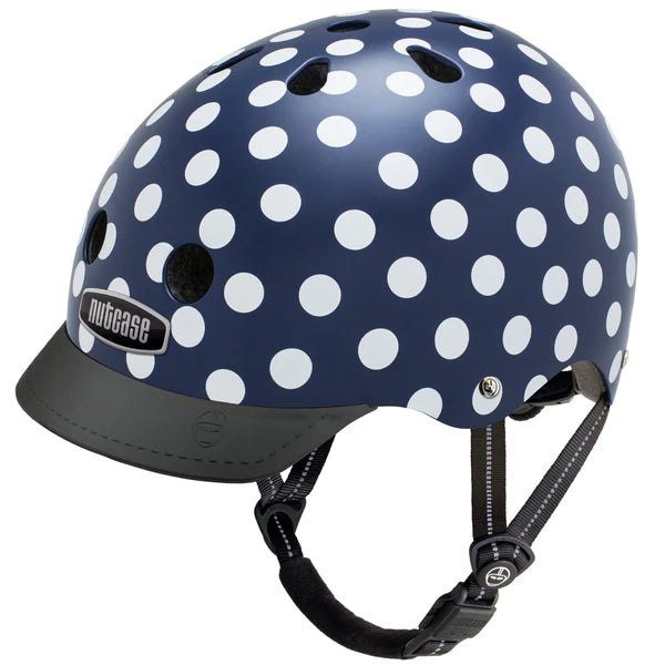 Nutcase Helmet Street Gen 3 Navy Dots